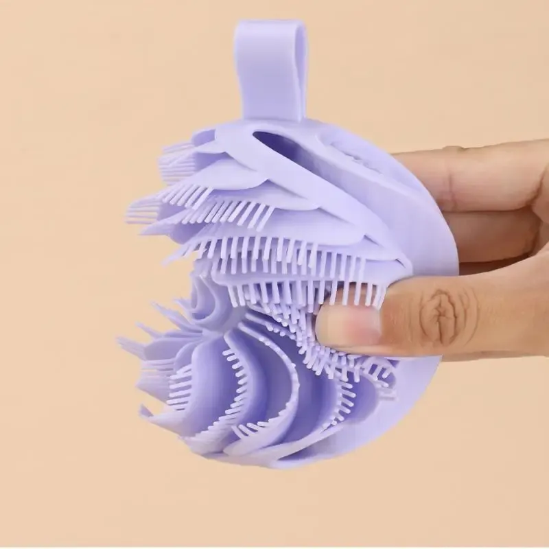 Brosse de douche double face, finition soignée