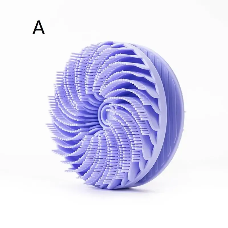 Brosse de douche exfoliante en silicone double face, masseur de cuir chevelu, brosse à shampoing pour femme et homme 10