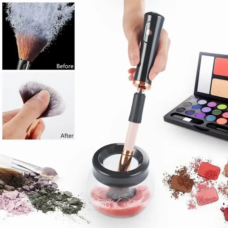 Nettoyeur de pinceaux de maquillage, finition et design