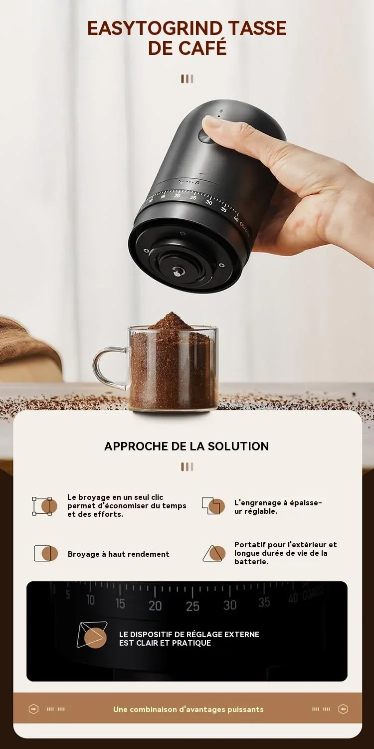 Réglage de la finesse de mouture