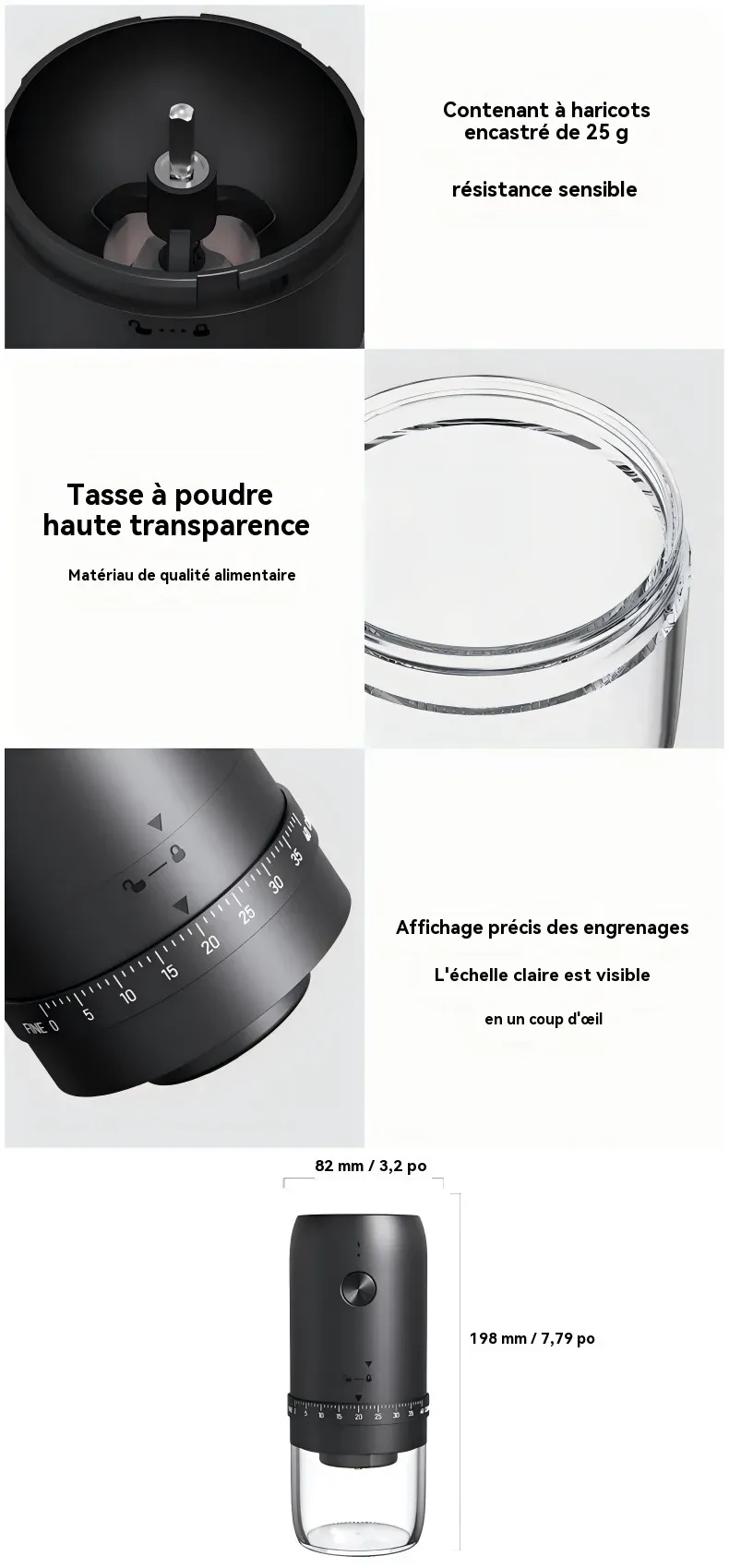 Moulin à café dans son univers