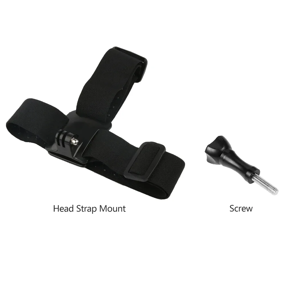 Kit d'accessoires pour caméra d'action : sangle de tête, sangle de poitrine et support réglable compatible GoPro, DJI Osmo et Insta360 17