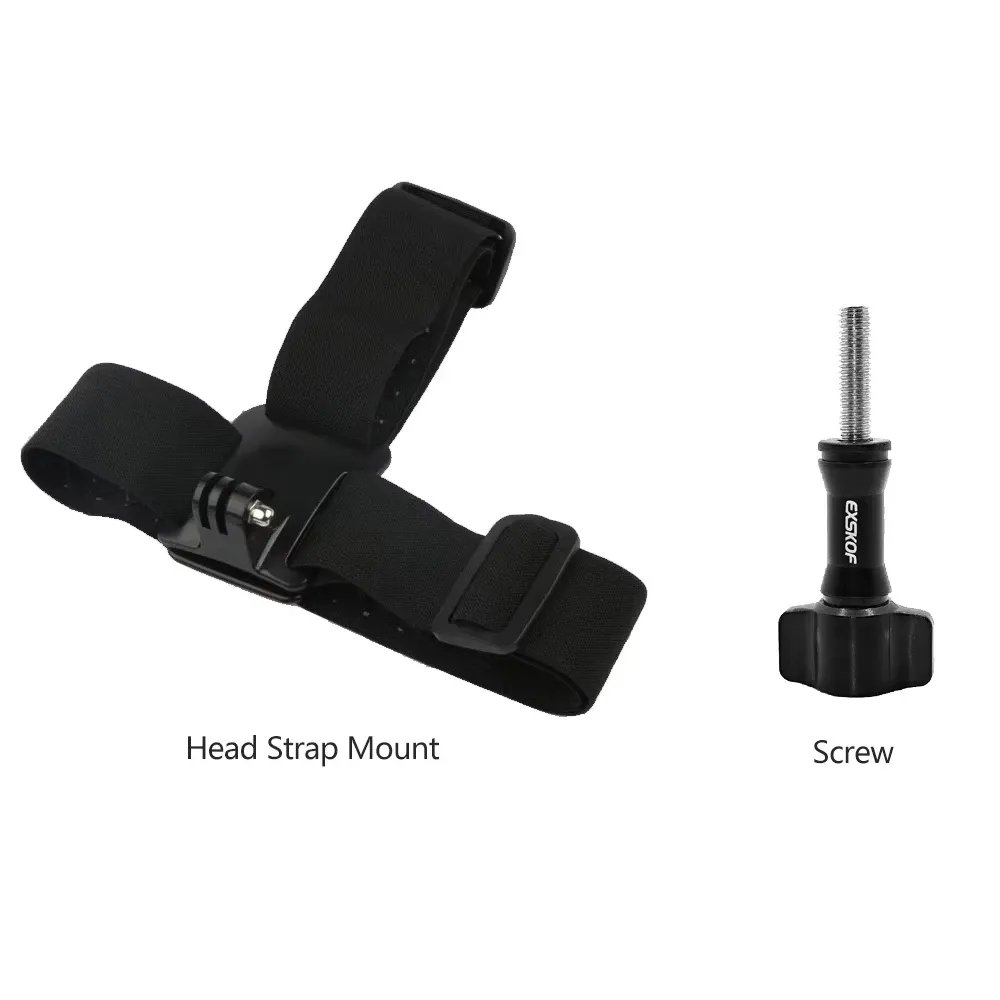 Kit d'accessoires pour caméra d'action : sangle de tête, sangle de poitrine et support réglable compatible GoPro, DJI Osmo et Insta360 16