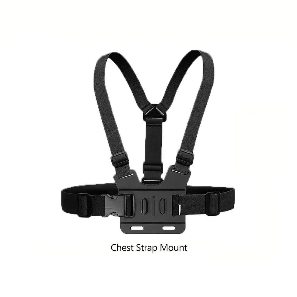 Kit d'accessoires pour caméra d'action : sangle de tête, sangle de poitrine et support réglable compatible GoPro, DJI Osmo et Insta360 9