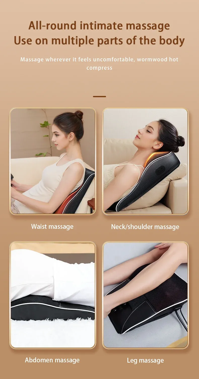 Détail de l'oreiller de massage