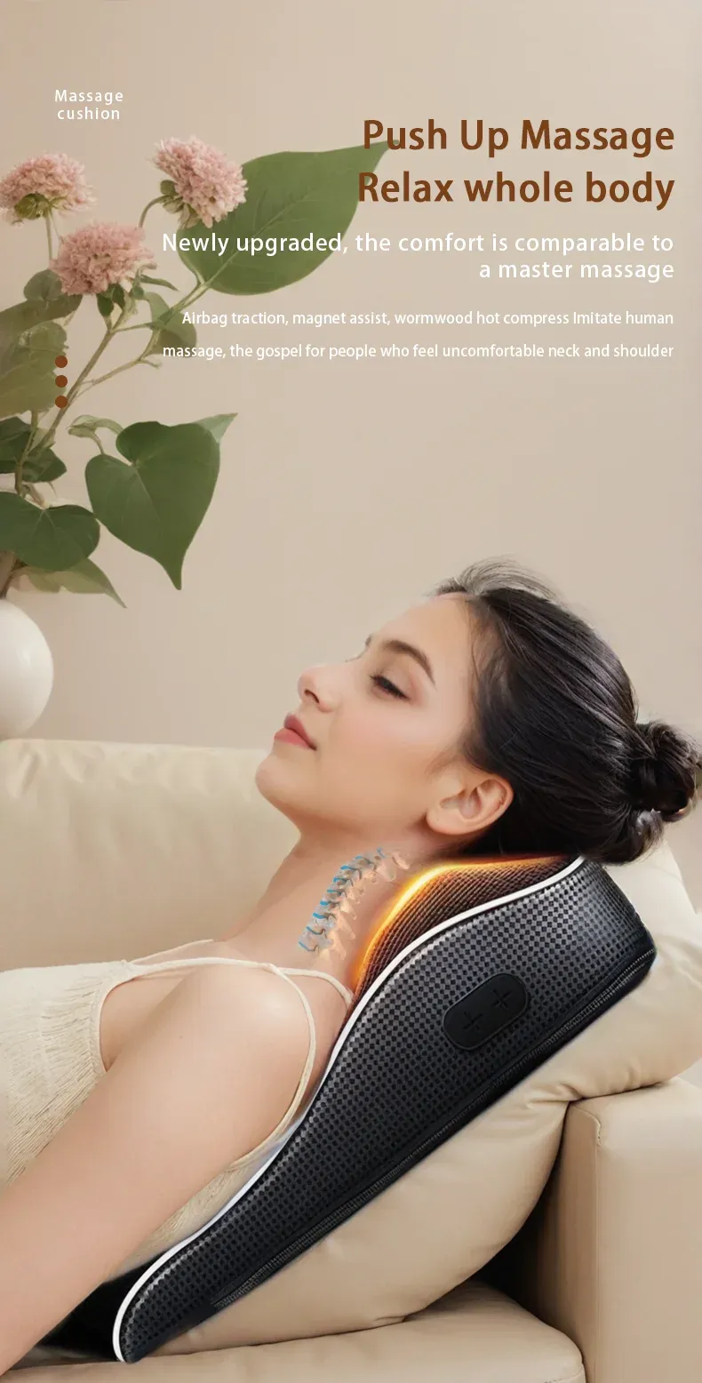 Détail de l'oreiller de massage
