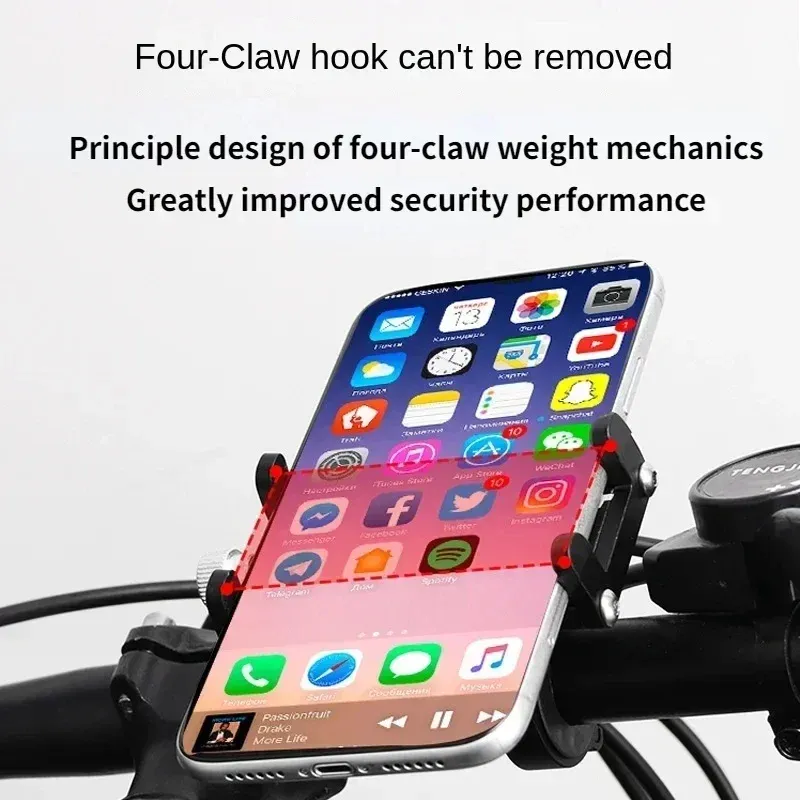 Support de téléphone pour vélo en situation