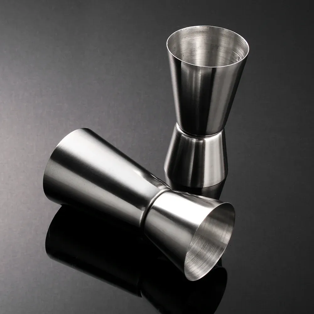 Tasse doseuse en acier inoxydable, shaker à cocktail, jigger double à mesurer, outil de bar pour fête 4