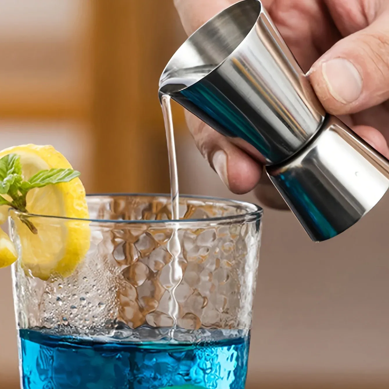 Jigger et tasse à mesurer en acier inoxydable