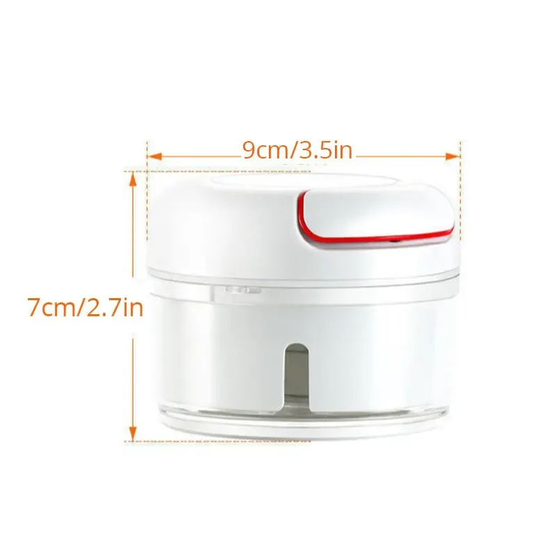 Broyeur alimentaire multifonction manuel, blanc, 1 pièce 6