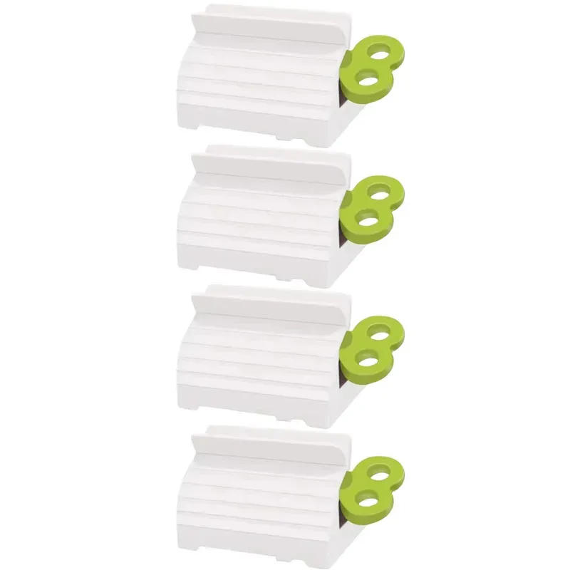 Tube à dentifrice manuel portable avec support de presse-tube pour crème à mains et nettoyant visage 9