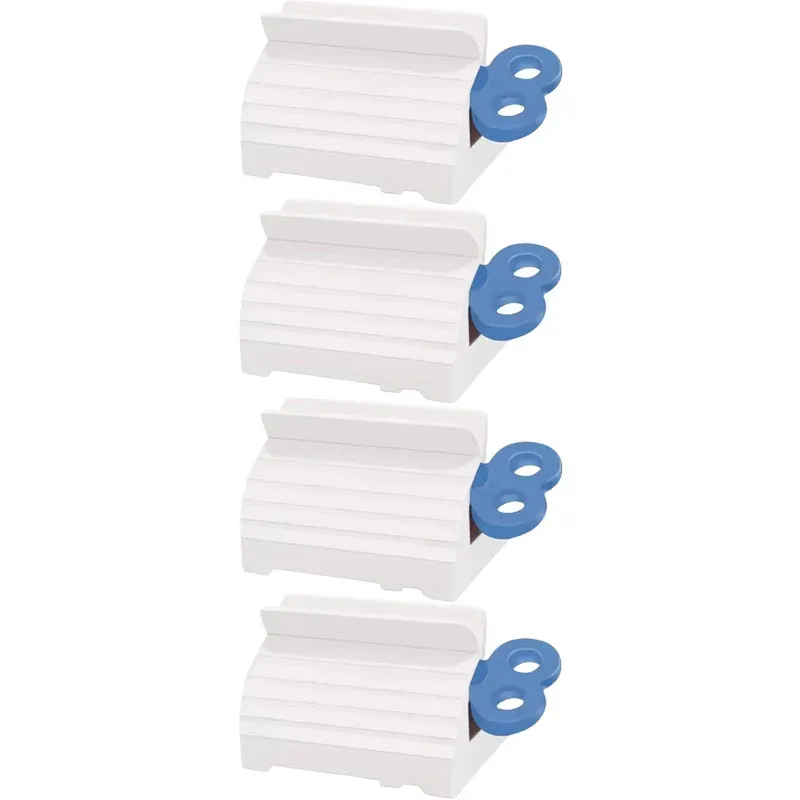 Tube à dentifrice manuel portable avec support de presse-tube pour crème à mains et nettoyant visage 8