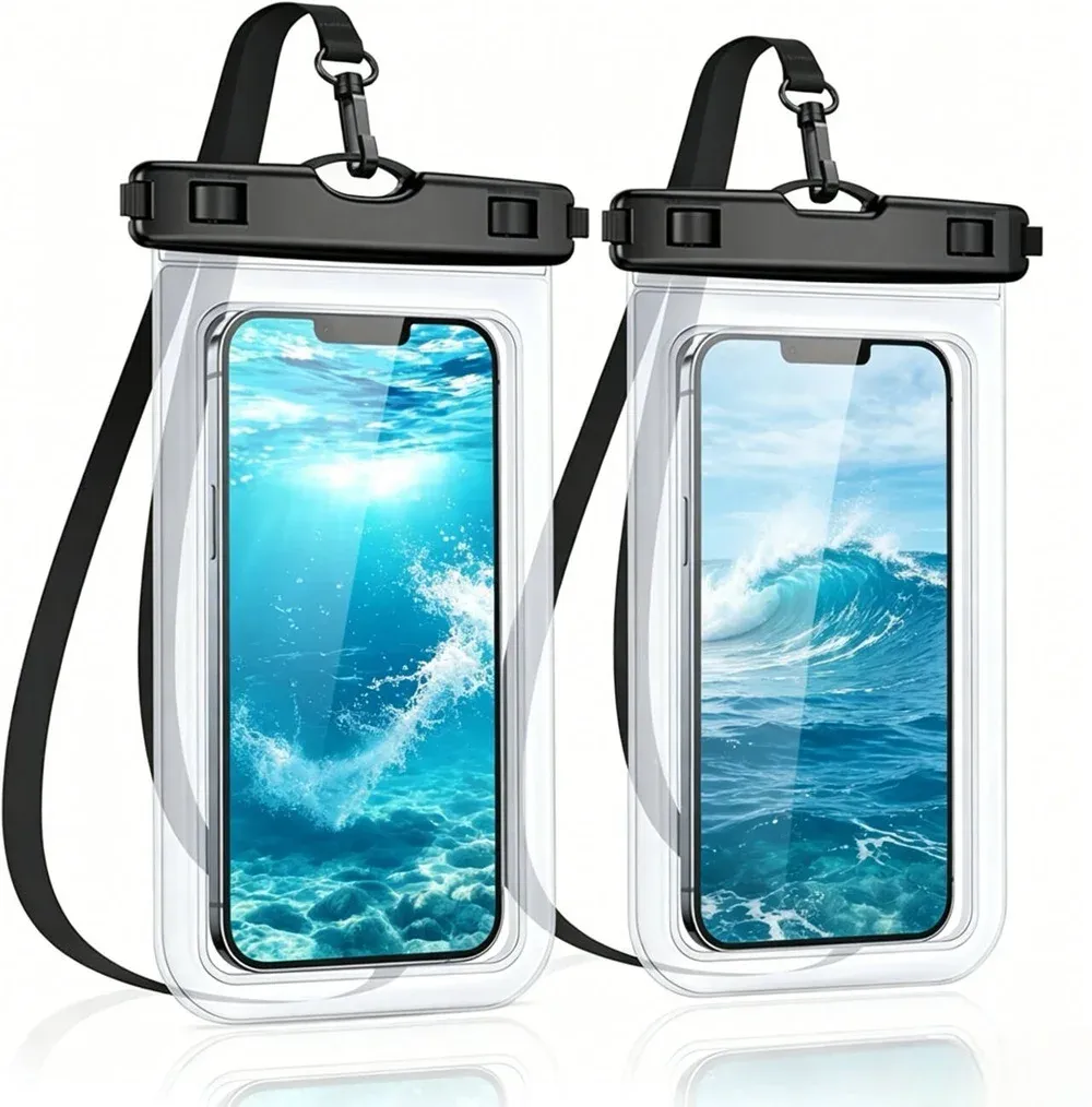 Pochette étanche pour téléphone – Housse de protection sous-marine pour plongée, natation, sports nautiques, plage et ski