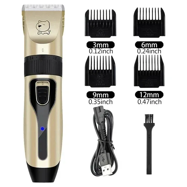 Tondeuse professionnelle pour chien, tondeuse électrique pour animaux de compagnie rechargeable par USB, idéale pour chat 7