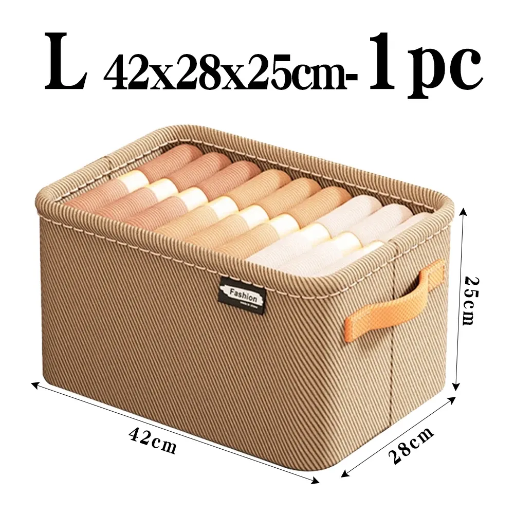 Organisateur de vêtements épais pour armoire : rangement pour pantalons et pulls, tiroirs, boîte de rangement pour jeans 9