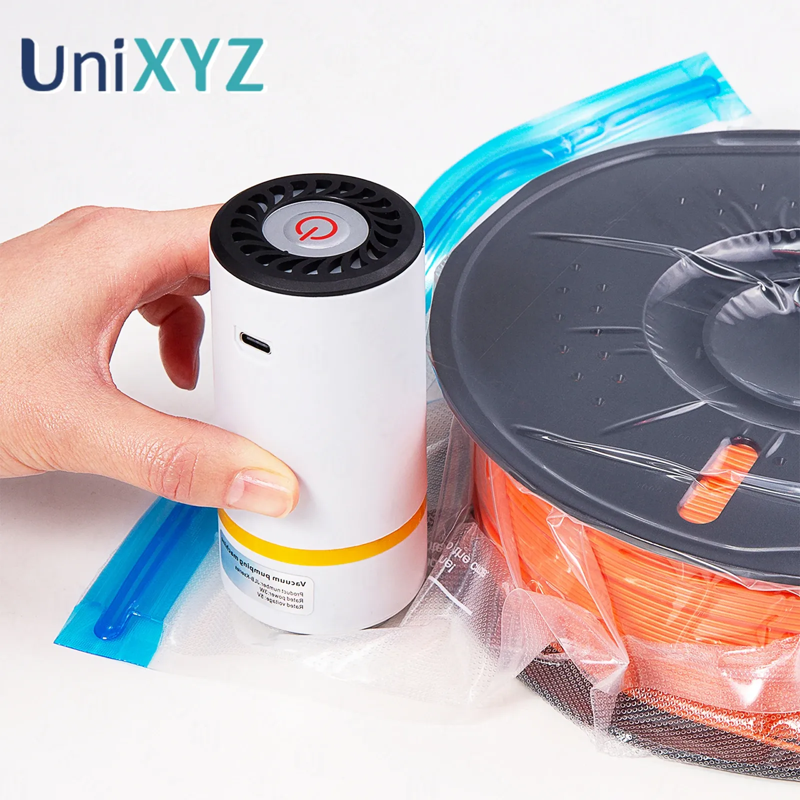 Sacs de stockage sous vide pour filament d'impression 3D (PLA, ABS, TPU, PETG – 1 kg) – Protection contre l'humidité - Image 1