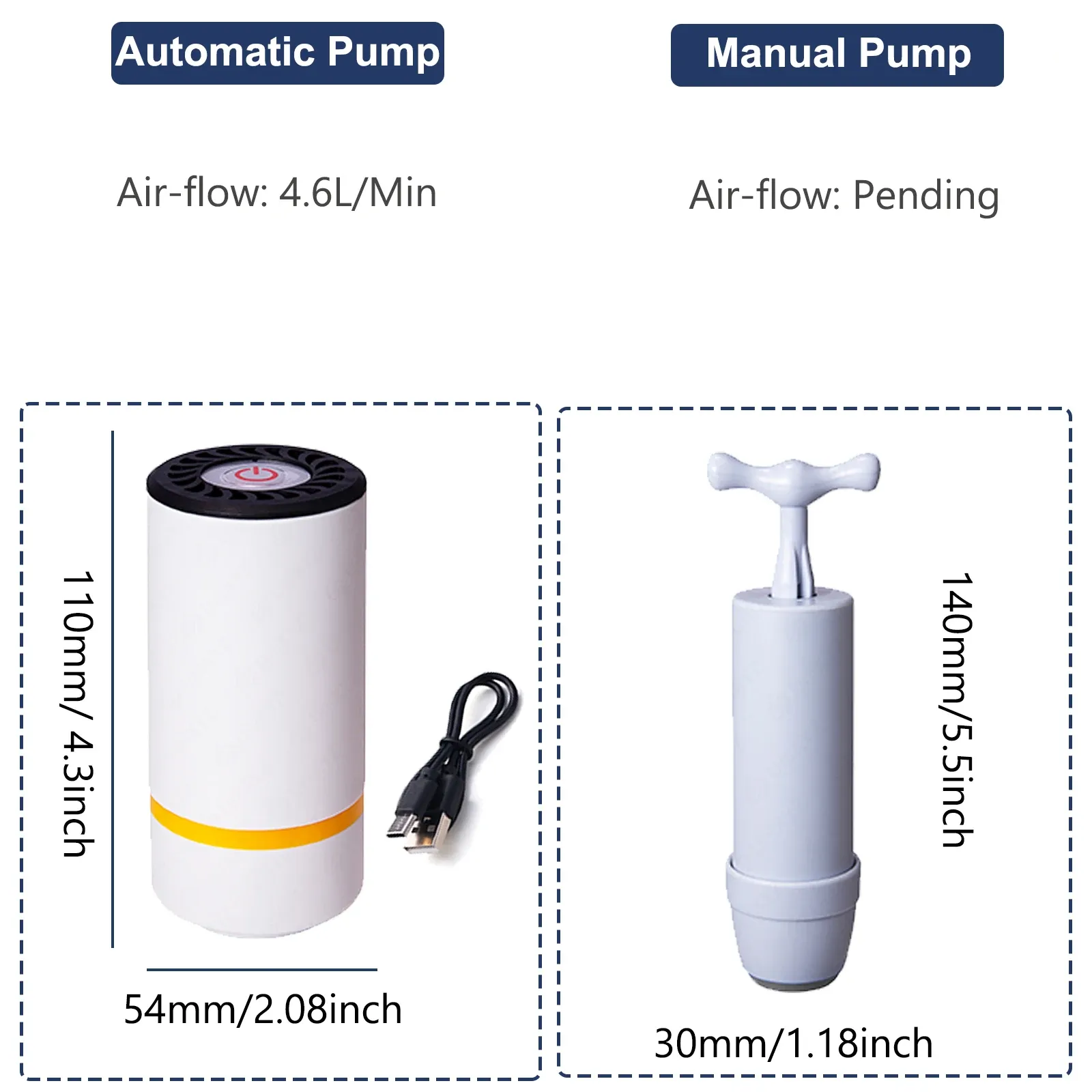 Pompe automatique pour sac sous vide