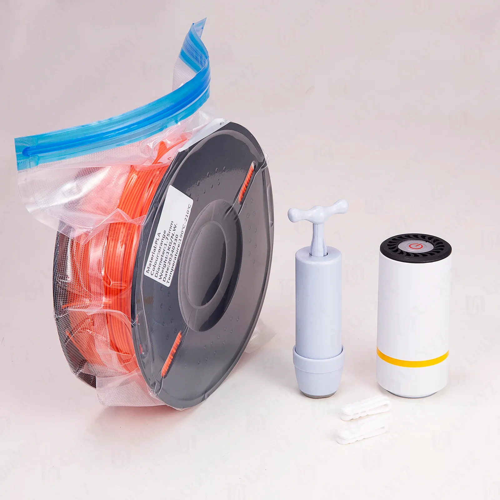 Espace de travail organisé avec filaments conservés