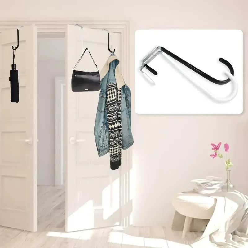 Crochets de porte en situation d'usage quotidien