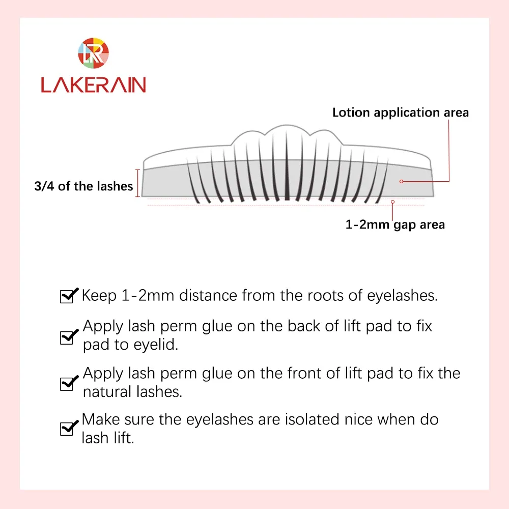 Kit de rehaussement de cils semi-permanent Lakerain 6