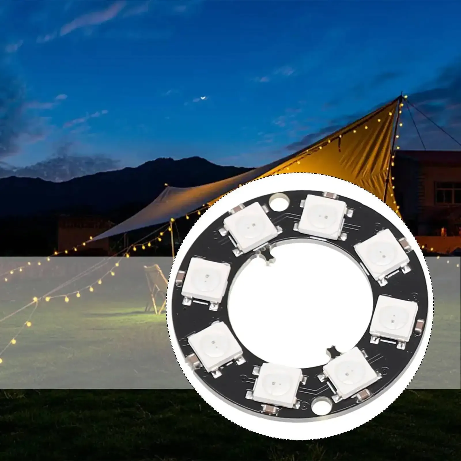 Anneau LED RGB adressable, vue principale