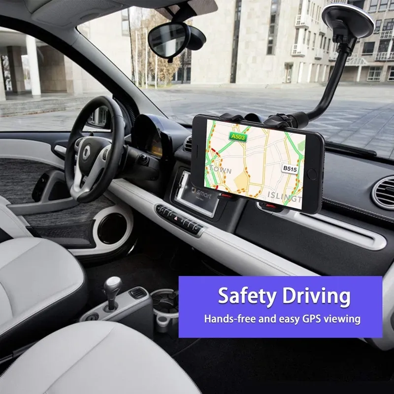 Bras flexible du support de téléphone pour voiture