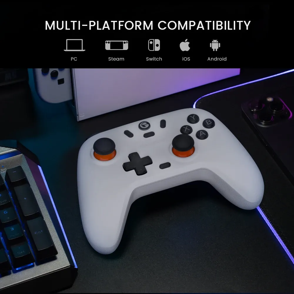 Manette de jeu sans fil GameSir Nova Lite, contrôleur Bluetooth à effet Hall pour Switch, Android, iOS, PC et jeux Steam 3