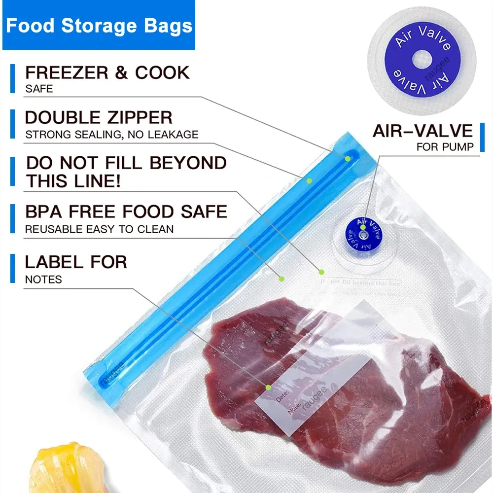 Sacs sous vide en situation