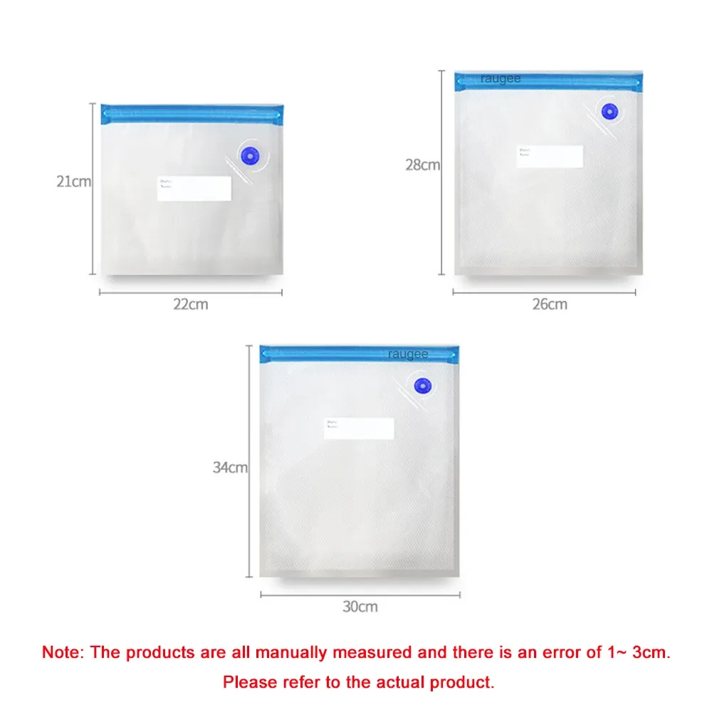 Sacs sous vide finition