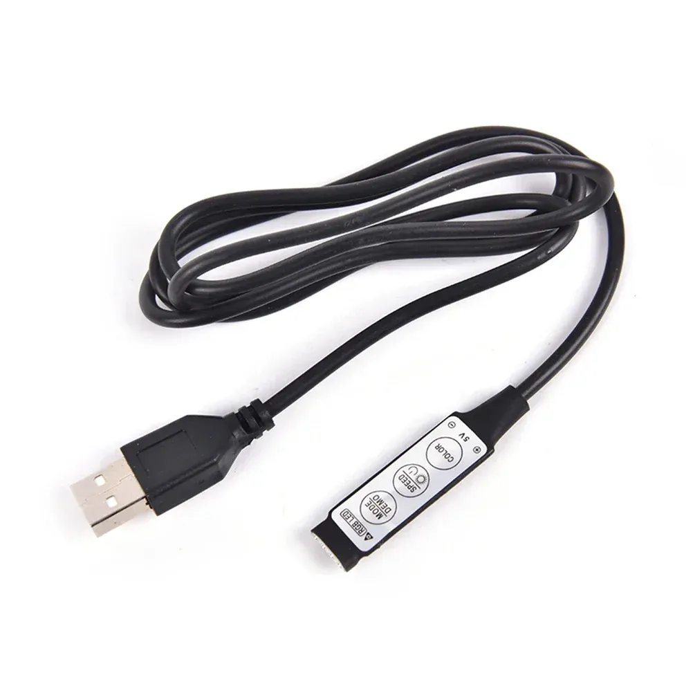Contrôleur RGB Bluetooth USB 5V pour bande LED, avec télécommande IR à 24 ou 44 touches et variateur, compatible bandes 5050 et 2835, idéal pour le rétroéclairage TV 9