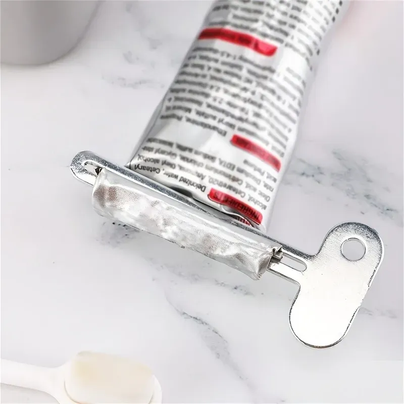 Presse-tube manuel pour dentifrice, accessoire de salle de bain portable et facile à utiliser, 1 pièce 4