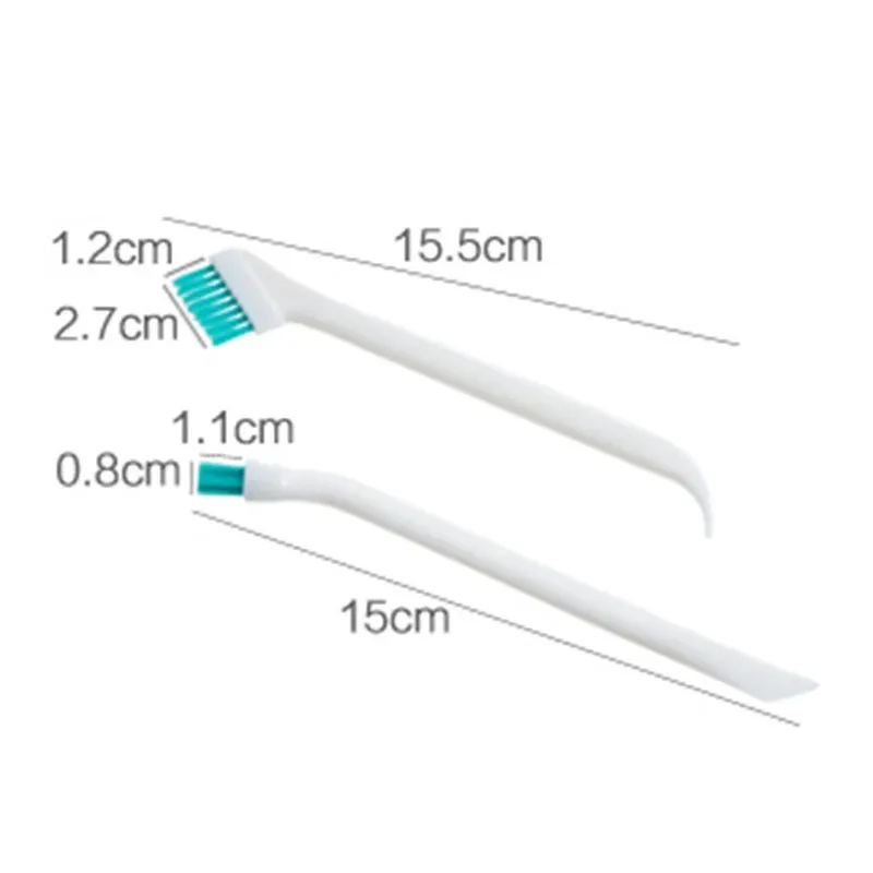 Lot de 2 brosses de nettoyage étroites à long manche, portables, pour biberons et interstices 5
