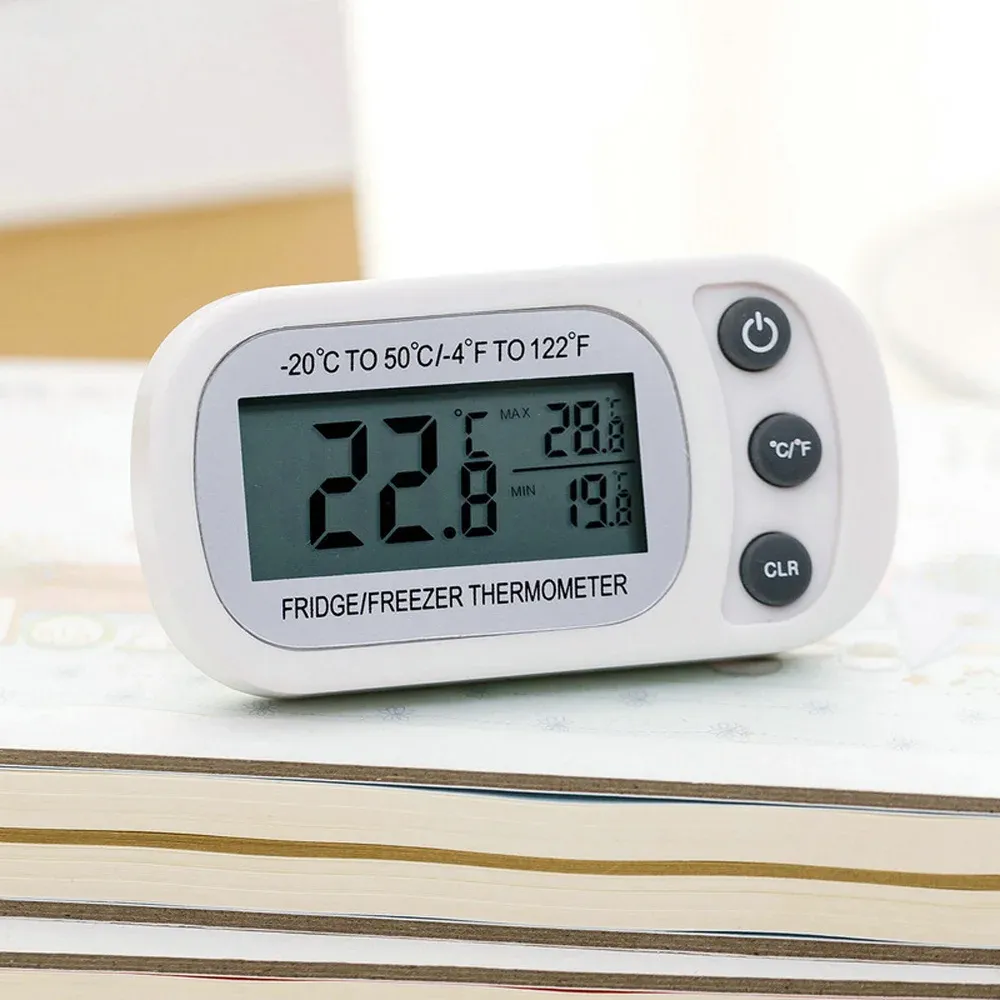 Thermomètre magnétique LCD pour réfrigérateur et congélateur, outil de cuisine indispensable 5