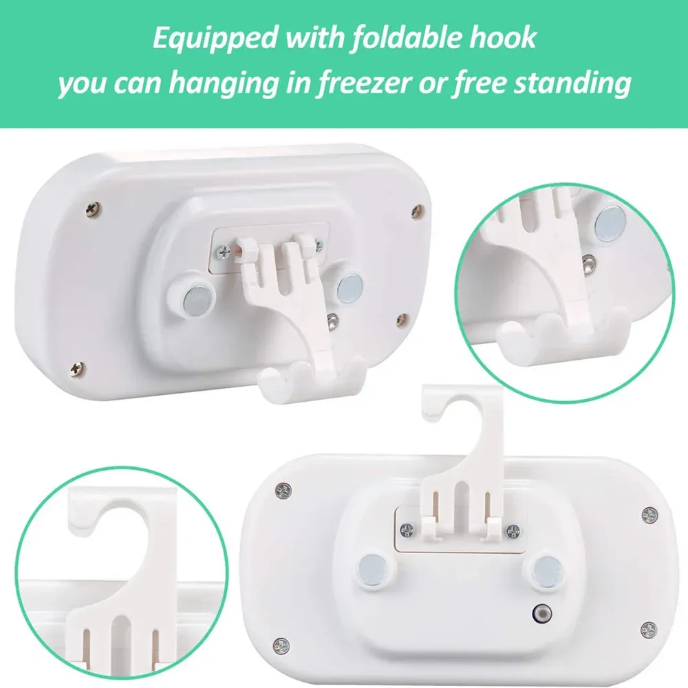 Crochet pliable et support du thermomètre