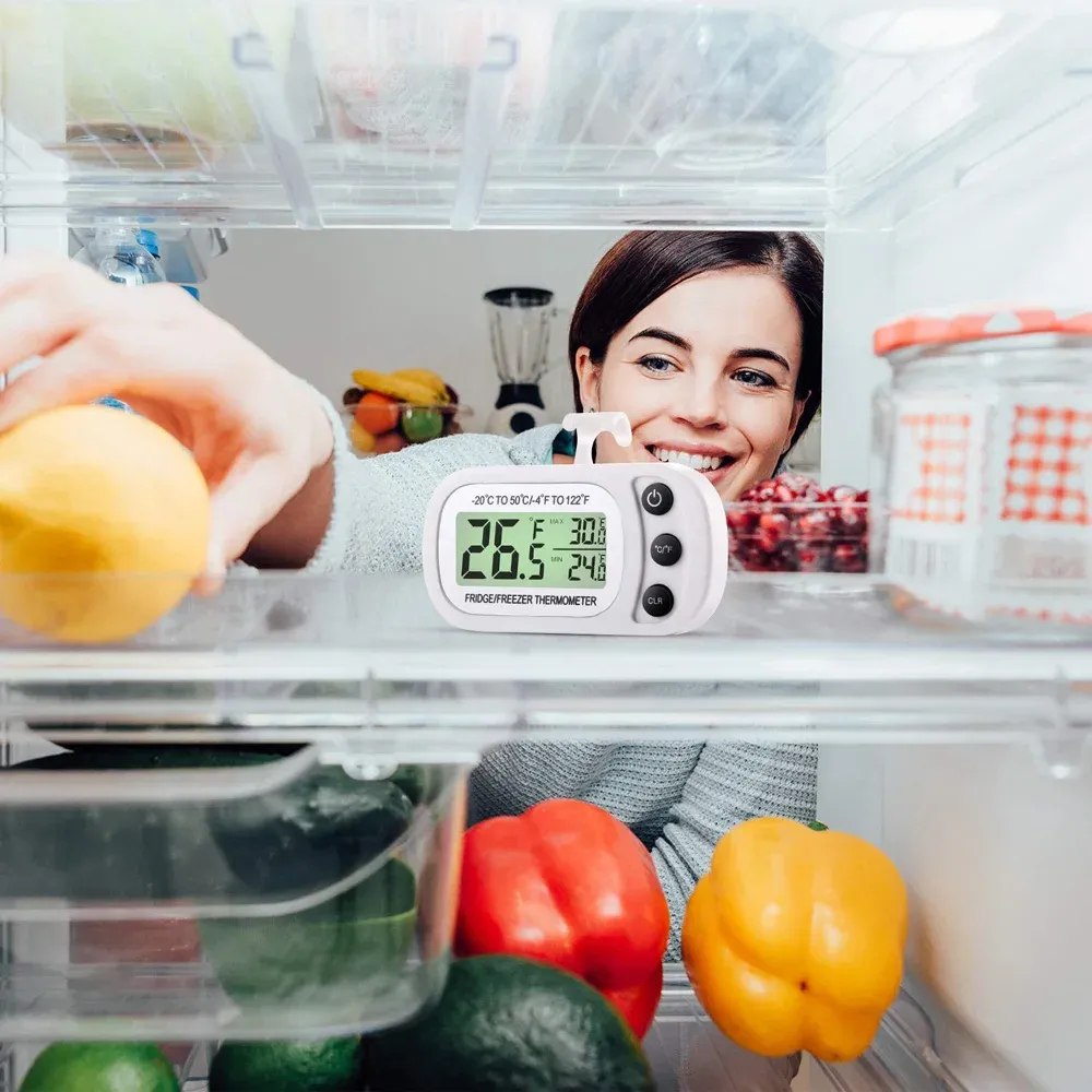 Thermomètre magnétique en situation