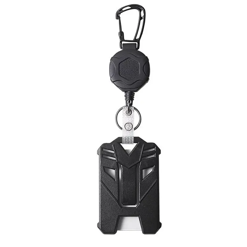 Porte-badge rétractable, détail de clôture