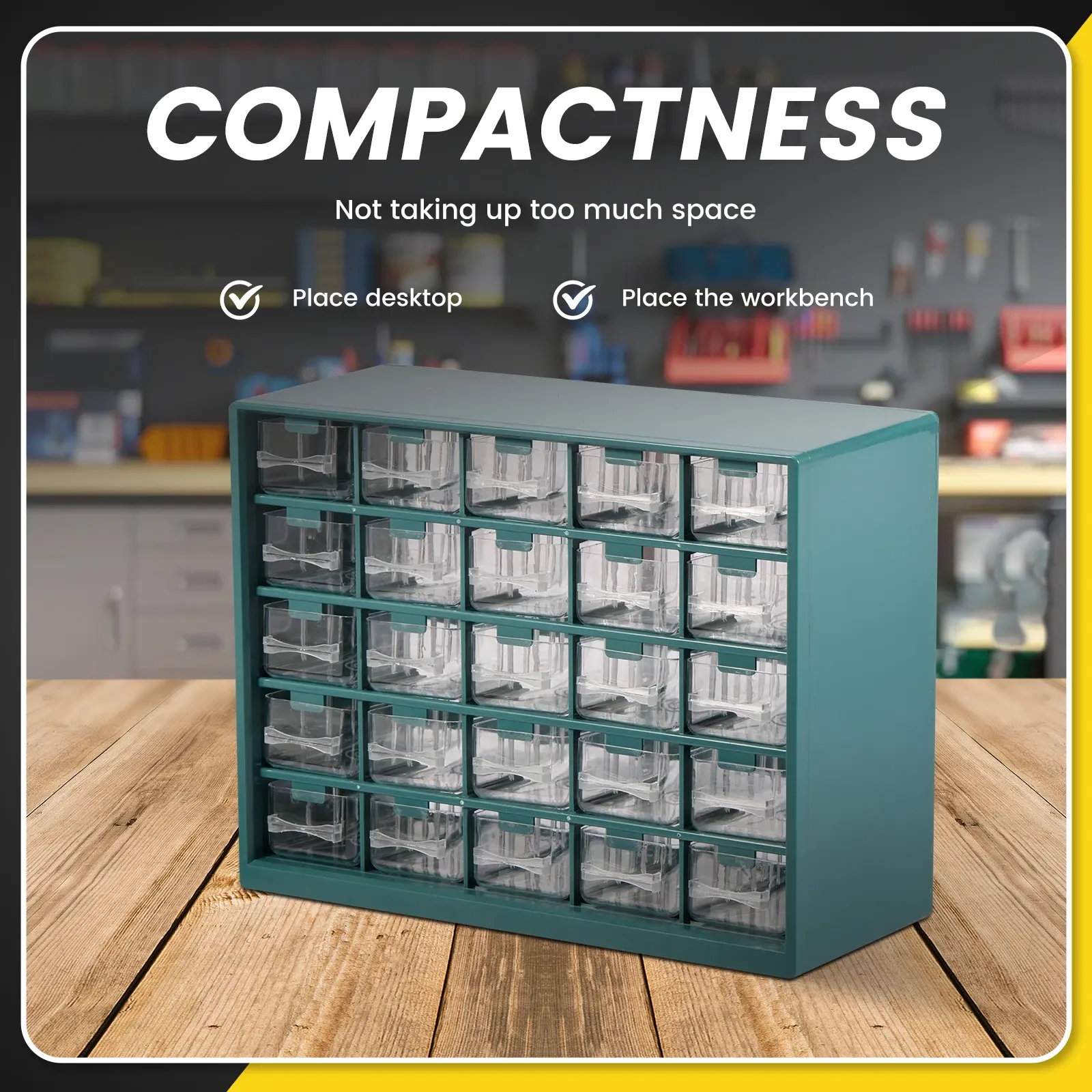 Organisation de fournitures de bureau dans l'armoire