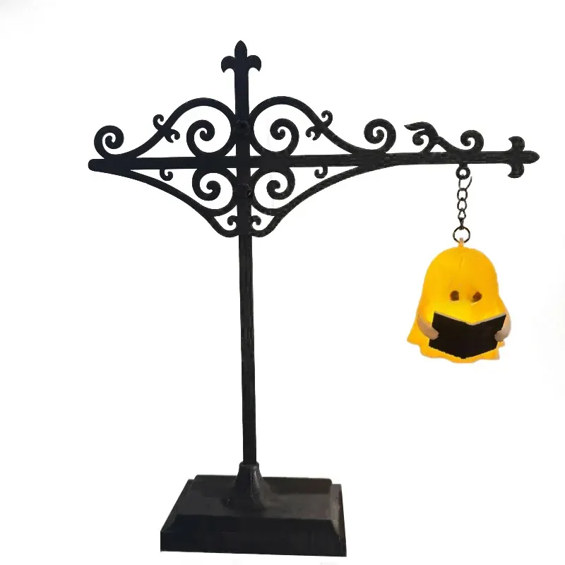 Applique murale lanterne rétro suspendue en métal noir à LED, lampe de nuit gothique vintage 7
