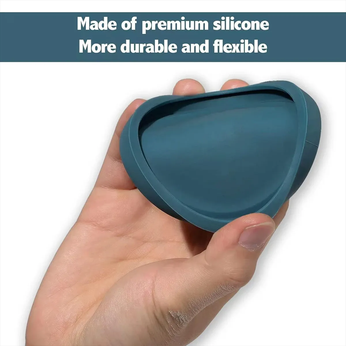 Couvercle en silicone pliable de taille moyenne pour boîtes de nourriture pour chats 5