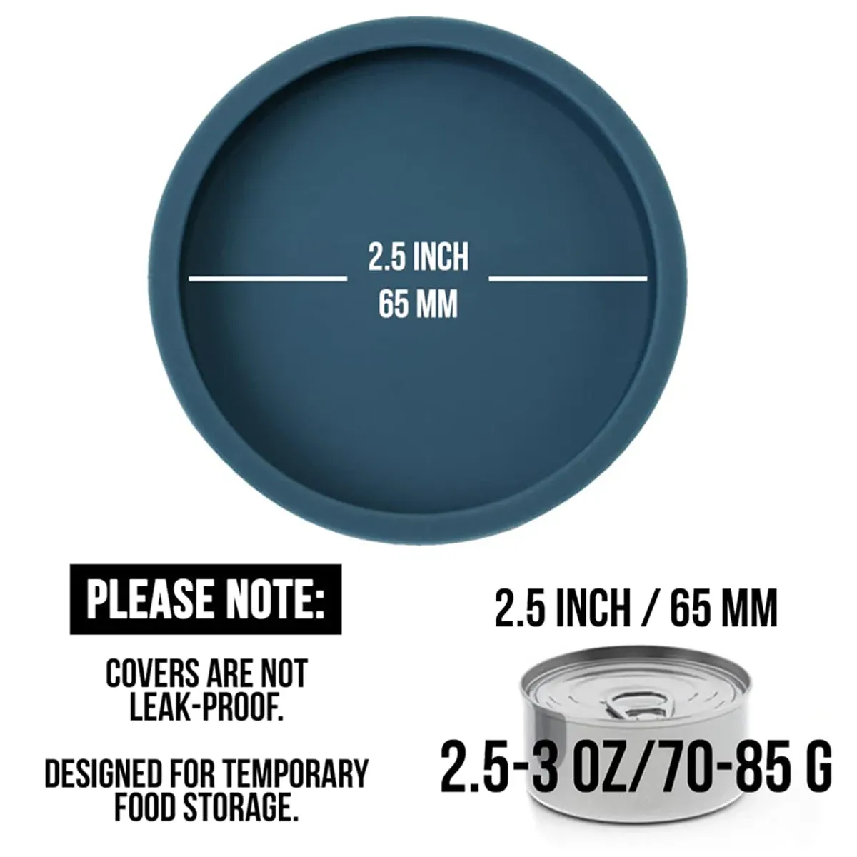 Détail du couvercle en silicone pour boîte de nourriture pour animaux