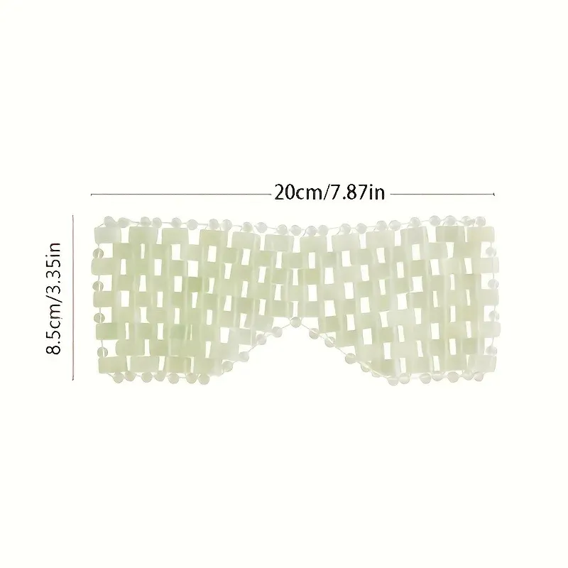 Masque pour les yeux en jade, confort au quotidien