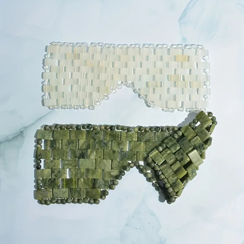 Masque pour les yeux en jade, vue d'ensemble