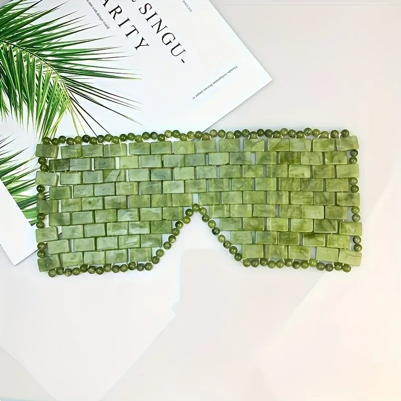 Masque pour les yeux en jade, ambiance relaxante