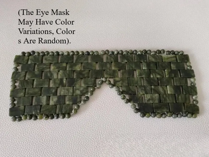 Masque pour les yeux en jade avec masseur de sommeil, anti-âge, pour thérapie chaude et froide 7