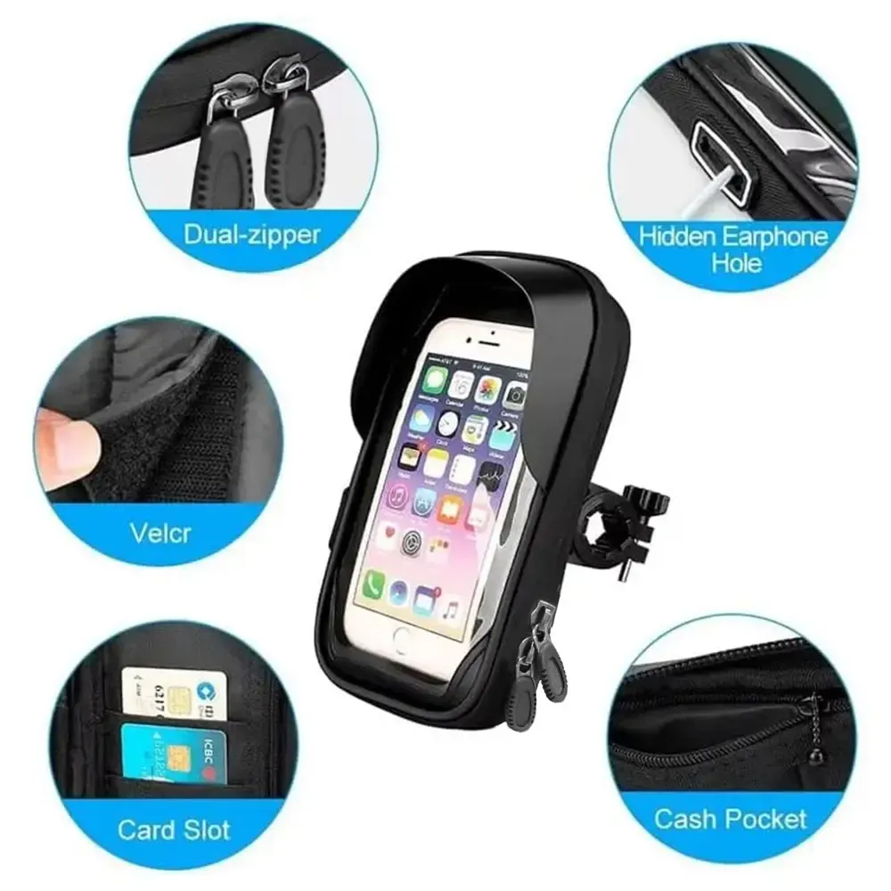 Support de téléphone pour scooter en usage quotidien