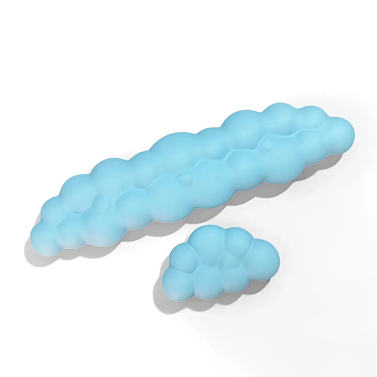 Repose-poignet en forme de nuage, tapis de bureau antidérapant, repose-poignets en mousse à mémoire de forme, tapis de souris ergonomique, repose-poignet pour la frappe, accessoires de bureau 10