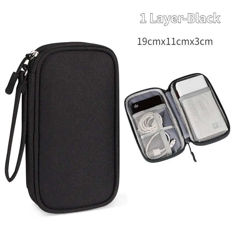Sac de rangement étanche pour câbles USB et accessoires électroniques 9