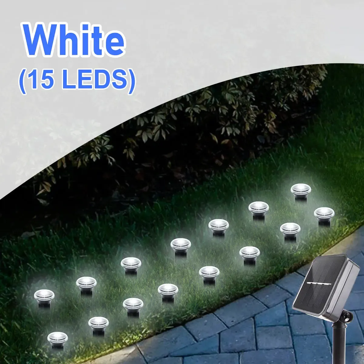 Lumière solaire au jardin