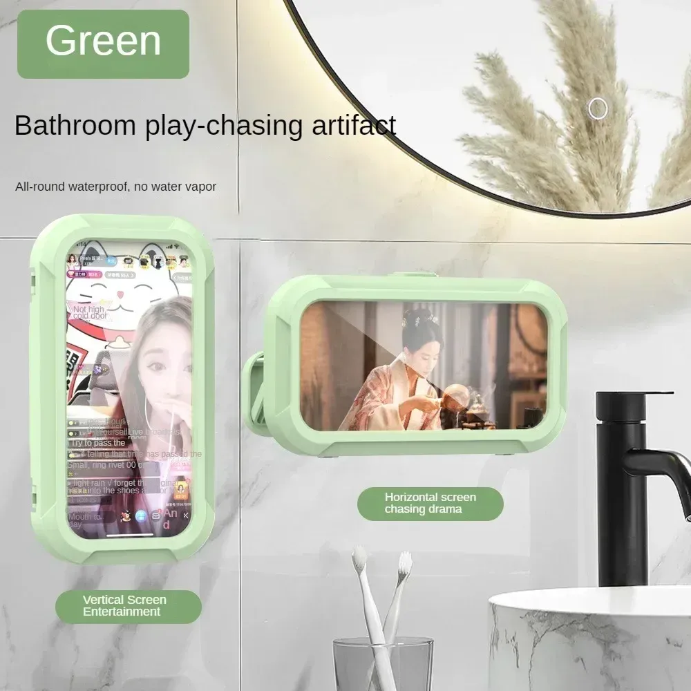 Support de téléphone de douche étanche, finition soignée