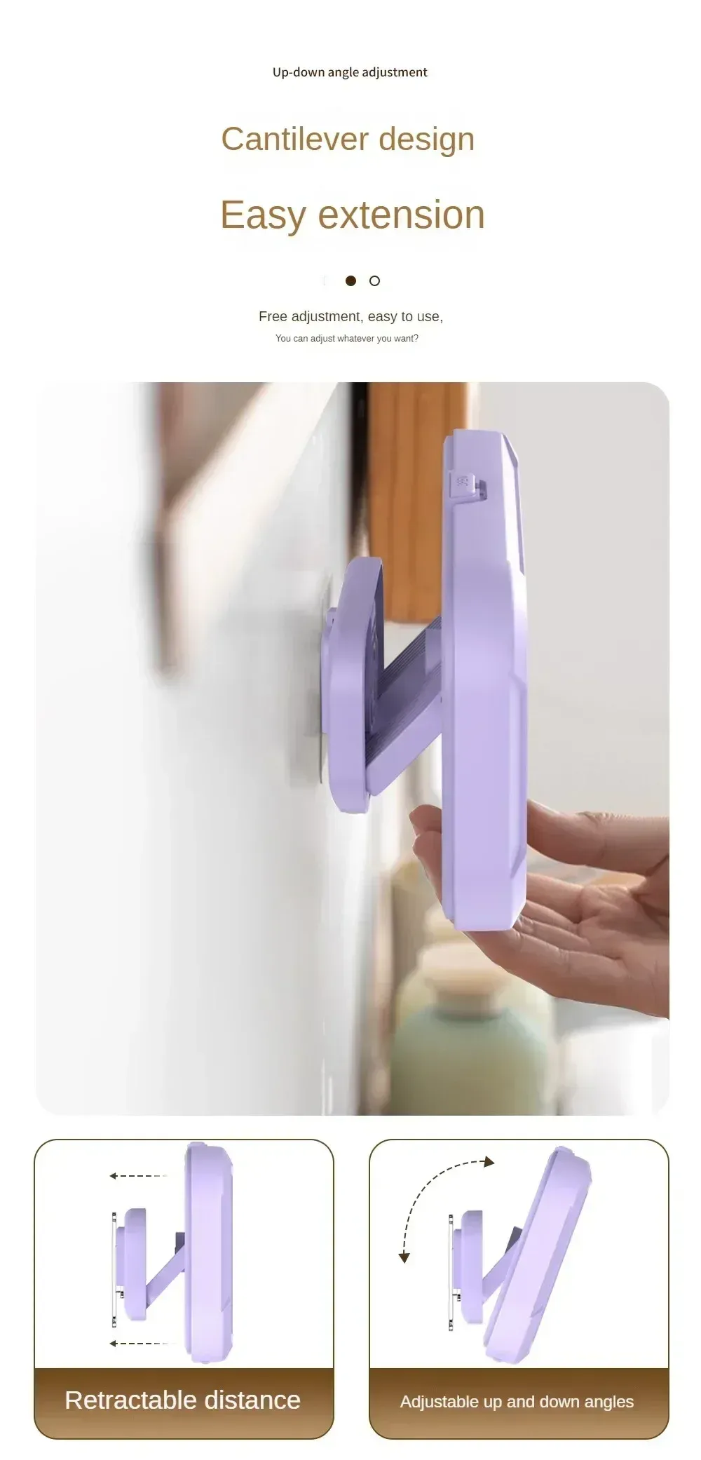 Support de téléphone de douche étanche, utilisation sous la douche